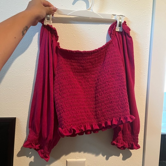 Free People Pink Blouse - Picture 2 of 4
